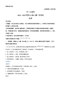 陕西省延安新区部分学校2024-2025学年高三上学期开学摸底考试化学试卷（解析版）