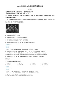 重庆市2023-2024学年高二上学期1月期末化学试题（解析版）
