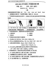 2024北京八中高一（下）期末化学试题及答案