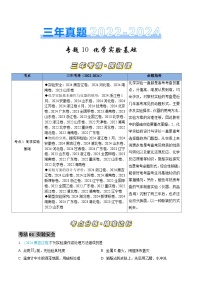 三年（2022-2024）高考化学真题分类汇编（全国通用）专题10 化学实验基础（原卷版）