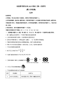 湖南省名校联考联合体2024-2025学年高三上学期第一次联考（暨入学检测）化学试题（Word版附答案）