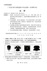 广东省2024-2025学年高三上学期毕业班第一次调研考试化学