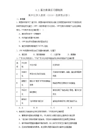 人教版 (2019)选择性必修3第四章 生物大分子第二节 蛋白质课堂检测