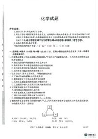 安徽省淮南第一中学等学校2024-2025学年高三上学期开学考试+化学试题