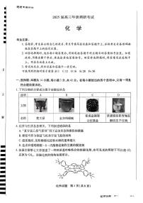 2025届河南天一大联考高三上学期调研联考（一模）化学试题+答案