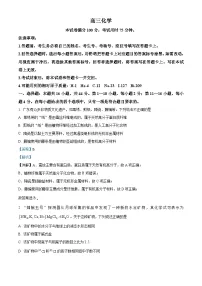 广东省部分学校2024-2025年高三上学期开学考试化学试题（解析版）