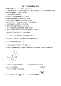 四川省成都列五中学2024-2025学年高三上学期入学摸底测试化学试卷（Word版附答案）