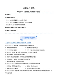 新高考化学二轮复习高频考点追踪练习专题05 金属及其重要化合物（分层练）（2份打包，原卷版+解析版）