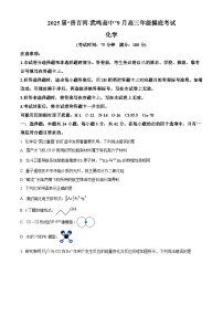 广西壮族自治区河池市八校协作体2025届高三上学期9月摸底考试  化学试题（原卷版+解析版）