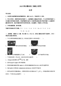 安徽省皖南八校2024-2025学年高三上学期8月摸底联考化学试卷（Word版附解析）