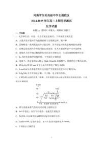 信阳高中北湖校区2024-2025学年高二上学期开学考+化学