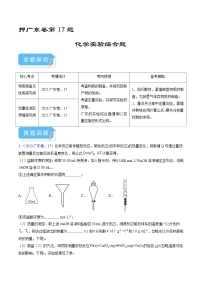 （广东版）新高考化学三轮冲刺强化练习 第17题 化学实验综合题（解析版）