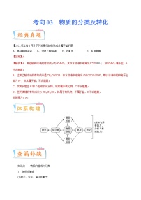 新高考化学一轮复习考点过关练考向03 物质的分类及转化（含解析）