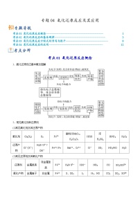 新高考化学二轮复习考点提升讲与练专题04 氧化还原反应及其应用（专讲）（解析版）