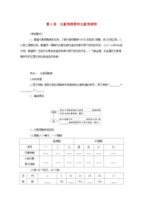 新高考化学一轮复习学案5.2元素周期表和元素周期律（含解析）