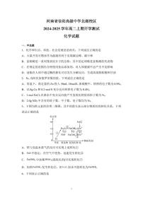 化学-信阳高中北湖校区2024-2025学年高二上学期开学考