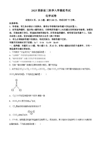 江西省上进联考22024-025学年高三上学期入学摸底考试化学试题（含解析）