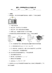 2025年高考化学试题二轮热点题型题型11新型电化学装置分析含解析答案