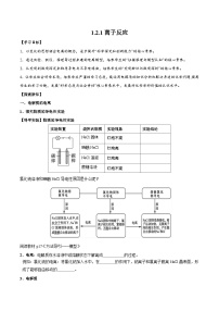 高中化学人教版 (2019)必修 第一册第一章 物质及其变化第二节 离子反应学案