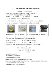 高中人教版 (2019)第一节 自然资源的开发利用练习