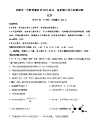 四川省宜宾市第三中学校2024-2025学年高二上学期开学考试化学试题（原卷版+解析版）