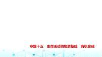 新高考化学复习专题一0五生命活动的物质基础有机合成练习课件