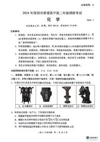 广东省深圳市2023-2024学年高二下学期期末调研考试+化学试卷（含答案）