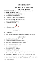 湖南省长沙市同升湖高级中学2024-2025学年高三上学期第二次月考化学试题