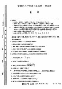 云南省楚雄东兴中学2024-2025学年高三上学期9月月考化学试题