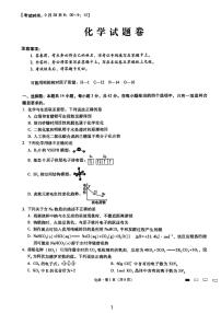 重庆市一中2024-2025学年高三上学期9月第一次月考化学试题