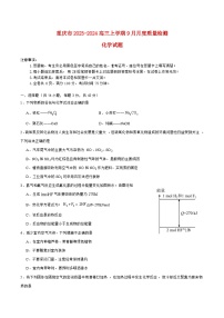 重庆市2023_2024高三化学上学期9月联考试题