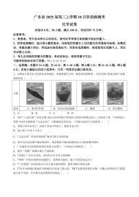 2025届广东稳派联考高三上学期10月月考化学试题+答案