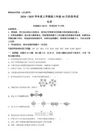 [化学]辽宁省大联考2024～2025学年高三上学期10月月考试题(有解析)