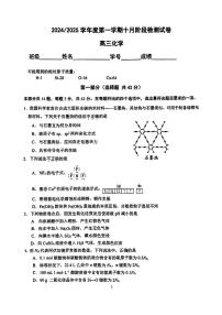 2024北京五中高三10月月考化学试题