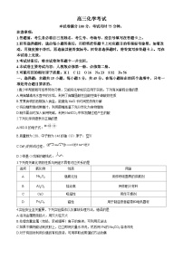 湖北省百校大联考2024-2025学年高三上学期10月考试 化学试题（含答案）