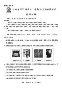 化学丨江西省稳派智慧上进联考2025届高三10月联考化学试卷及答案