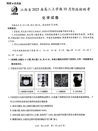 江西省稳派上进2025届高三上学期10月阶段检测考化学