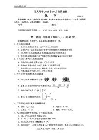 2024北京北大附中高三10月月考化学练习