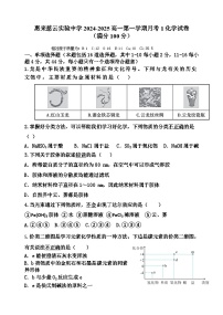 广东省揭阳市惠来慈云实验中学2024-2025学年高一上学期月考 化学试卷