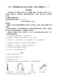 [化学]云南省大理白族自治州下关第一中学教育基团2024～2025学年高一上学期10月月考试题(有解析)