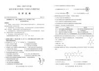 湖北省2024-2025学年度武汉市高三九月调研考试试卷化学（含答案）