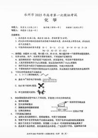 湖南省永州市2025年高考第一次模拟考试试卷化学（含答案）