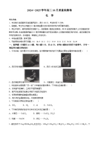 河北省邯郸市永年区第二中学等校2024-2025学年高三上学期10月月考 化学试卷