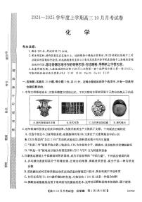 黑龙江省绥化市绥棱县第一中学2024-2025学年高三上学期10月月考化学试题