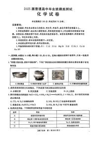 广西七市联考2025届高三上学期普通高中毕业班摸底测试化学试卷