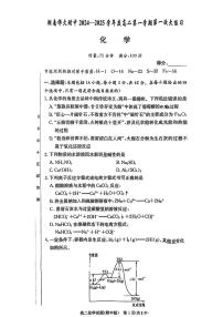 湖南省长沙市湖南师范大学附属中学2024-2025学年高二上学期第一次月考 化学试卷