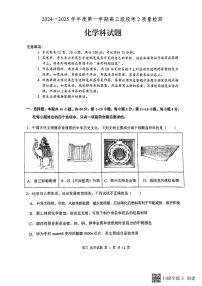 广东省潮州市饶平县2024-2025学年高三上学期第二次月考质量检测+化学试题