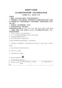 [化学]广西邕衡教育名校联盟2024～2025学年高三上学期10月适应性检测试题(有解析)