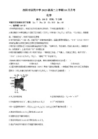 辽宁省沈阳市回民中学2024-2025学年高二上学期10月月考化学试题(无答案)