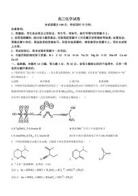 2025届江西高三上学期10月联考化学试卷+答案（金太阳）